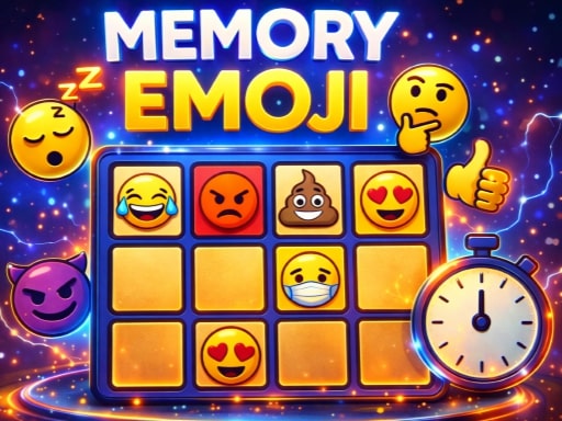 Emoji Match Memory Puzzle