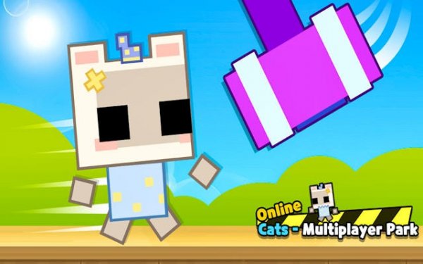 Online Cats: Multiplayer Park Arena - Fun Racing & Puzzle Game
