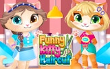 Funny Kitty Haircut Salon Online Game
