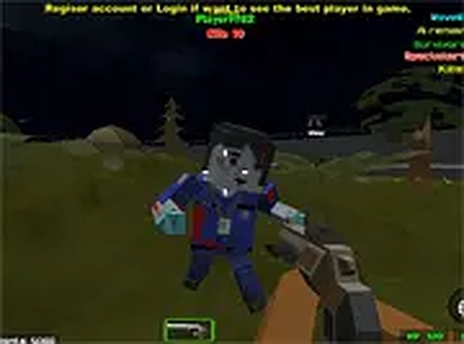 Combat Pixel 3D - Zombie Survival Online Game