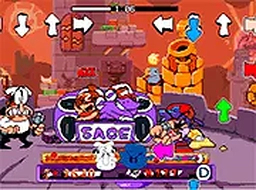 FNF vs Peppino: Friday Night at the Pizza Tower Online Game