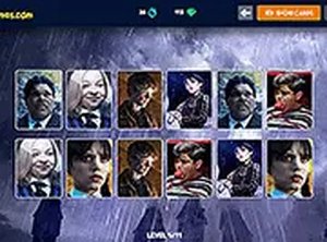 Wednesday Memory Cards Online Game