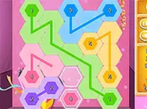 Hex Stream Puzzle Game